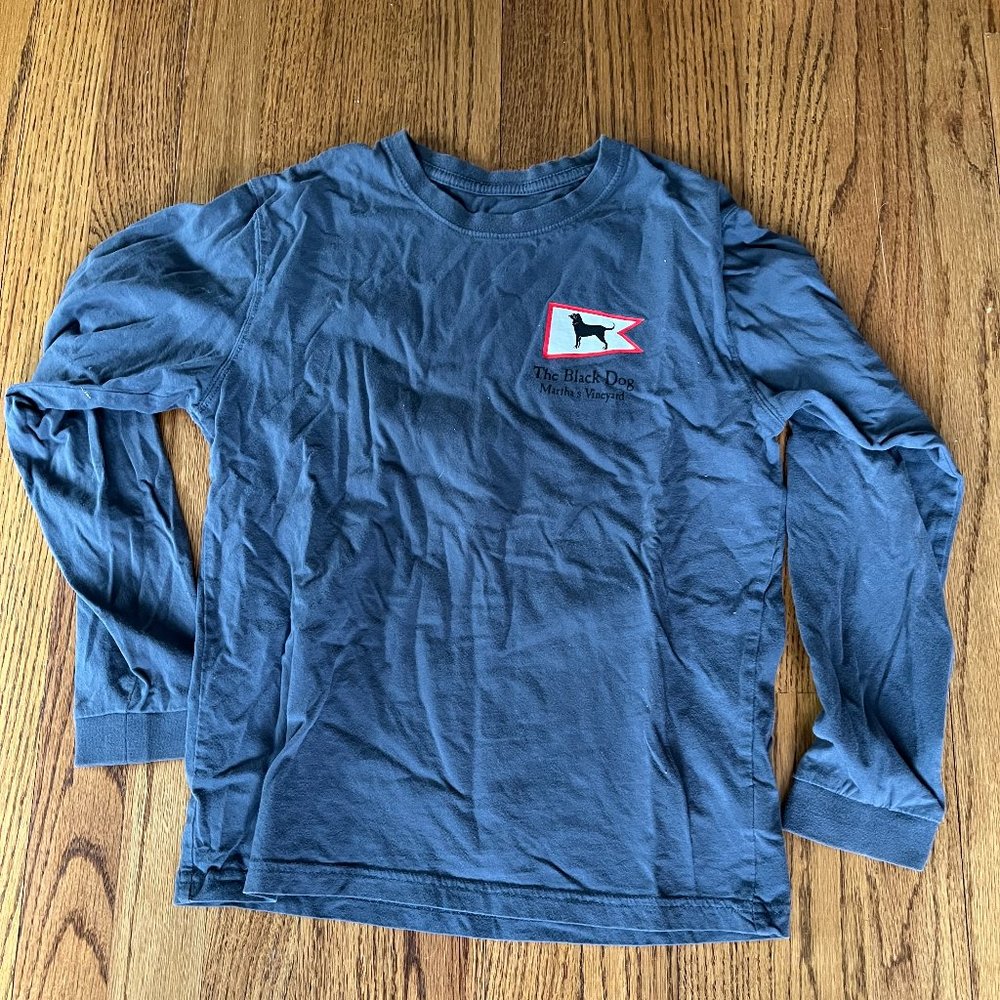 Black Dog Martha's Vineyard Long Sleeve T-Shirt - Youth Medium